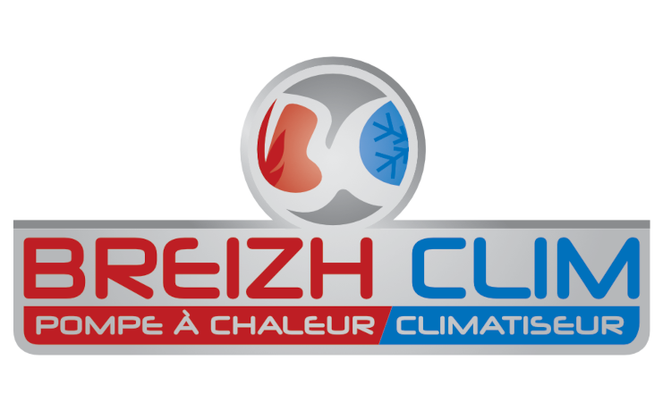 Breizh Clim - Logo Entreprise Climatisation / Chauffage
